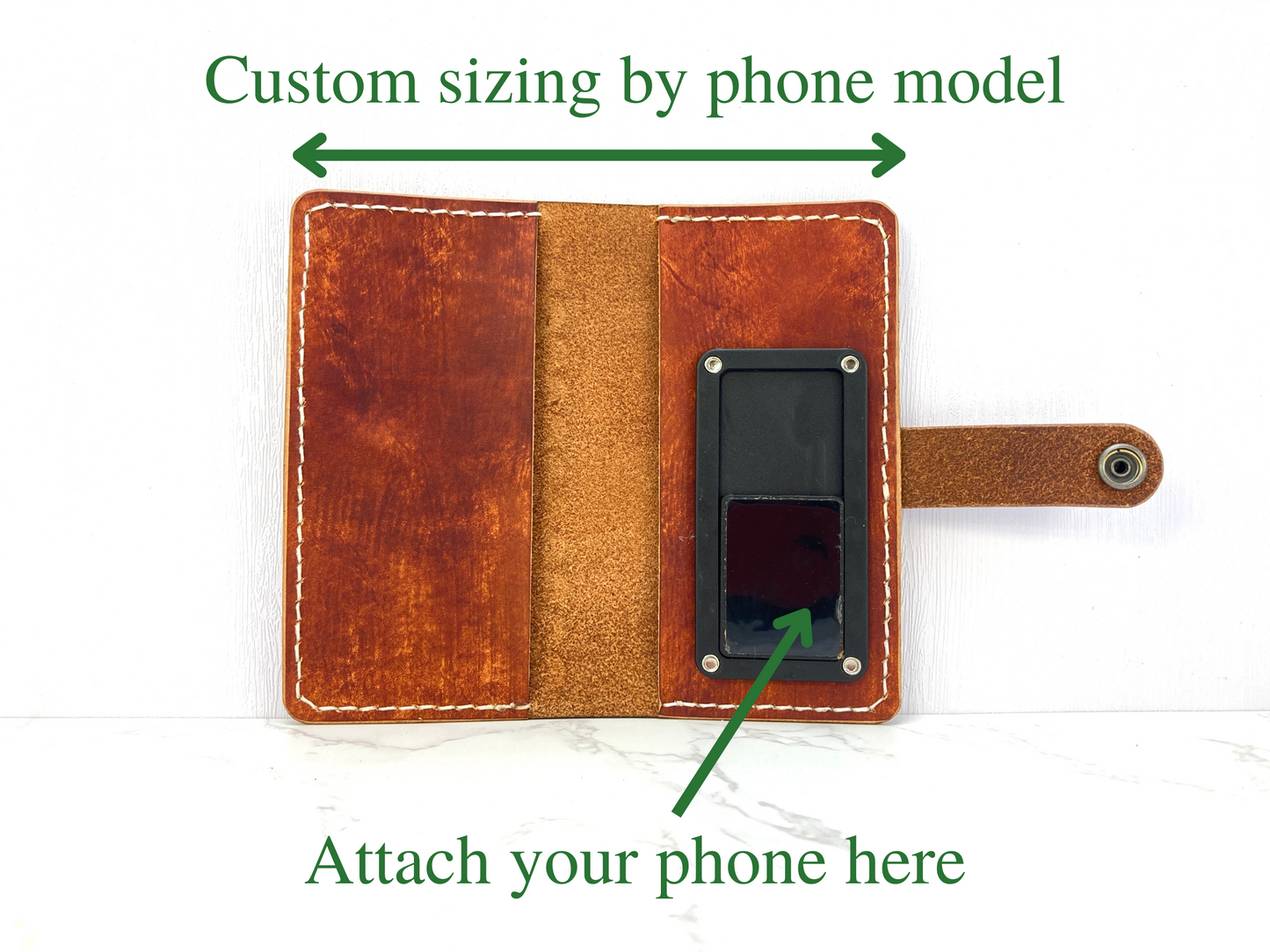 Wild leather phone case