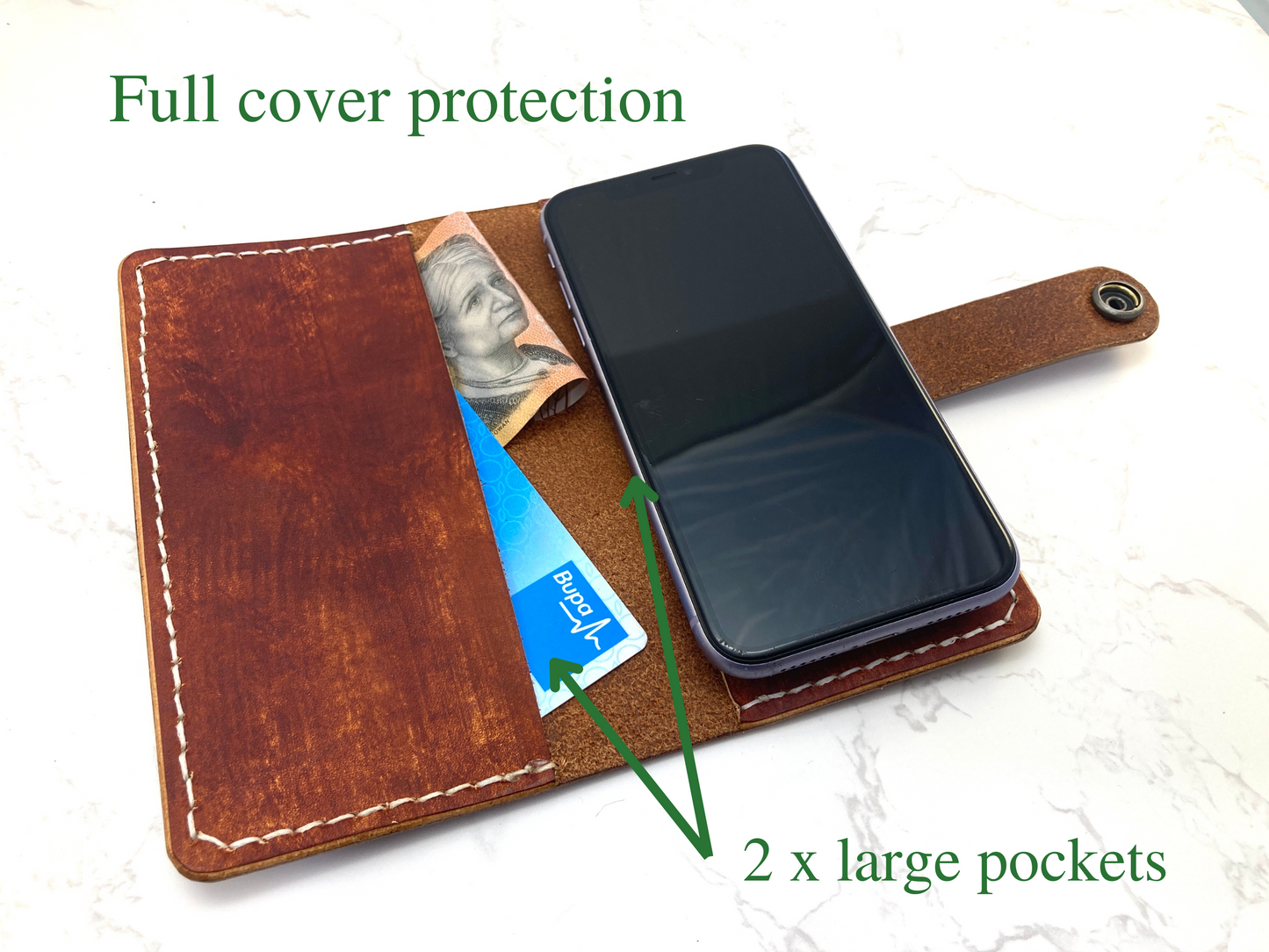 Wild leather phone case