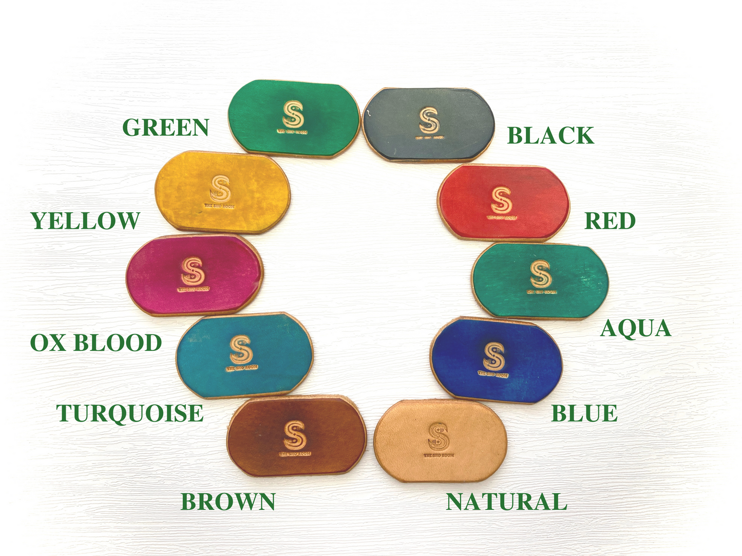 Hand dyed narrow dog collar for small dogs