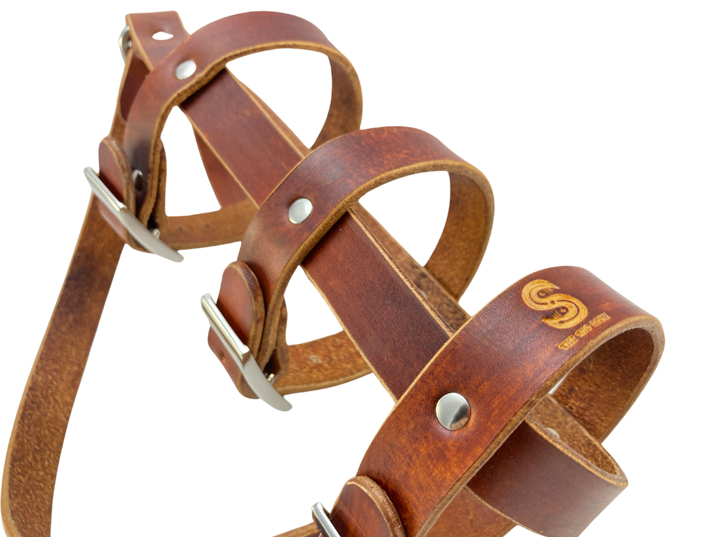 "The tough boy" leather water bottle sling