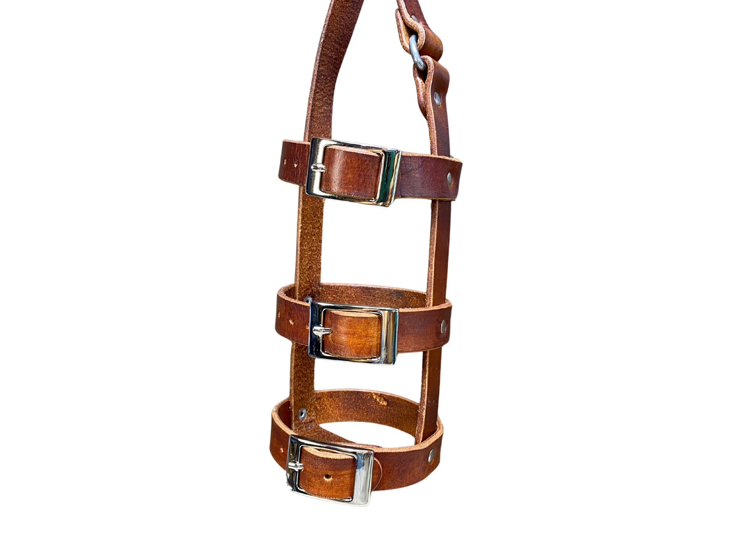 "The tough boy" leather water bottle sling