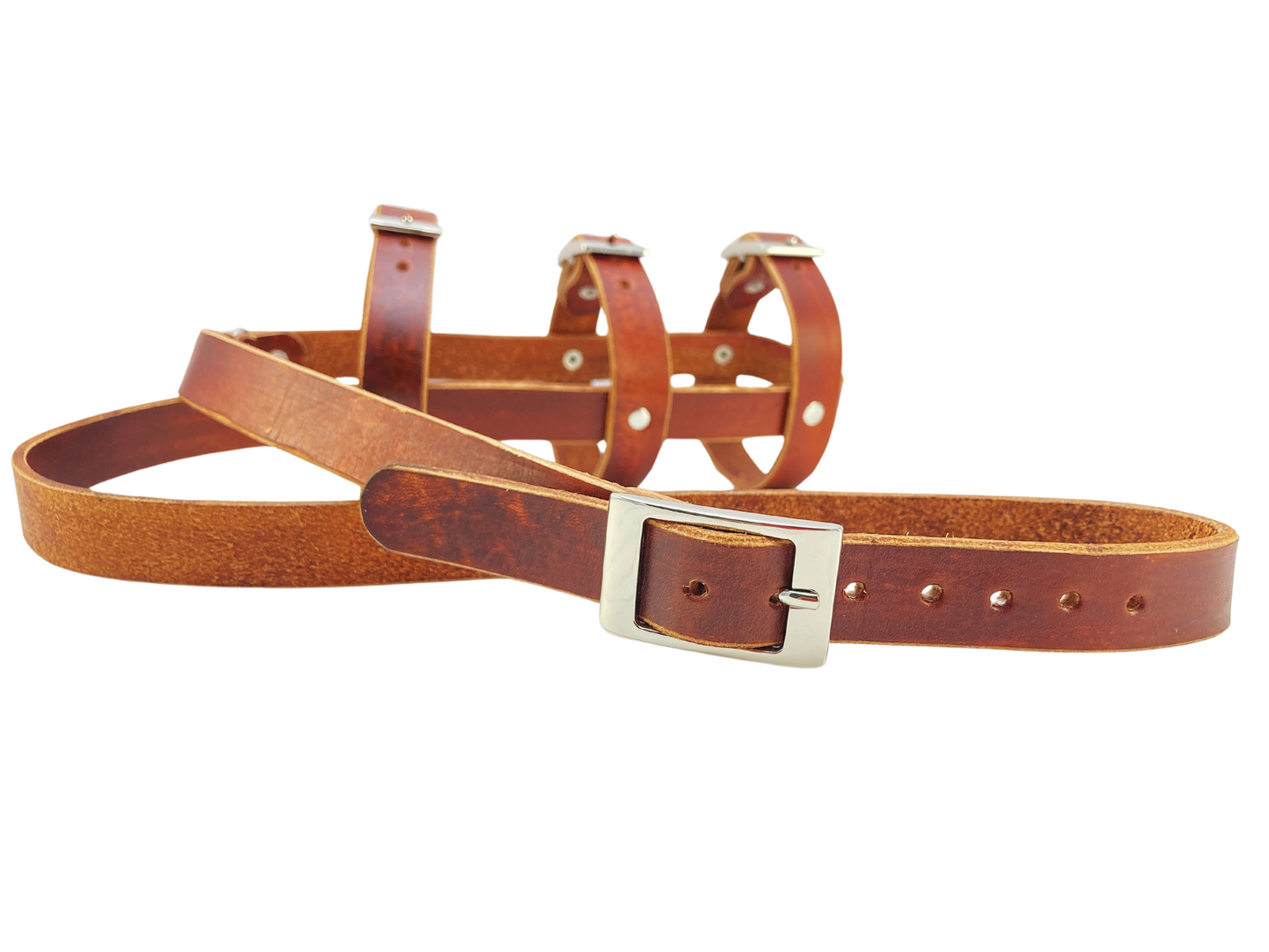 "The tough boy" leather water bottle sling