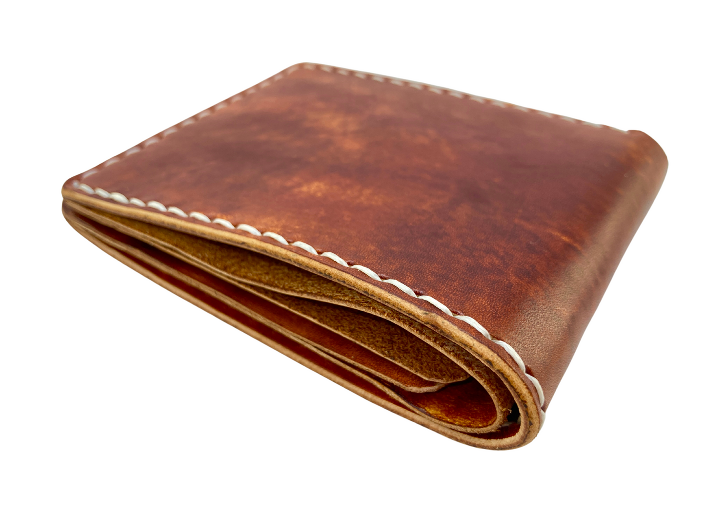 Wild leather bi fold wallet