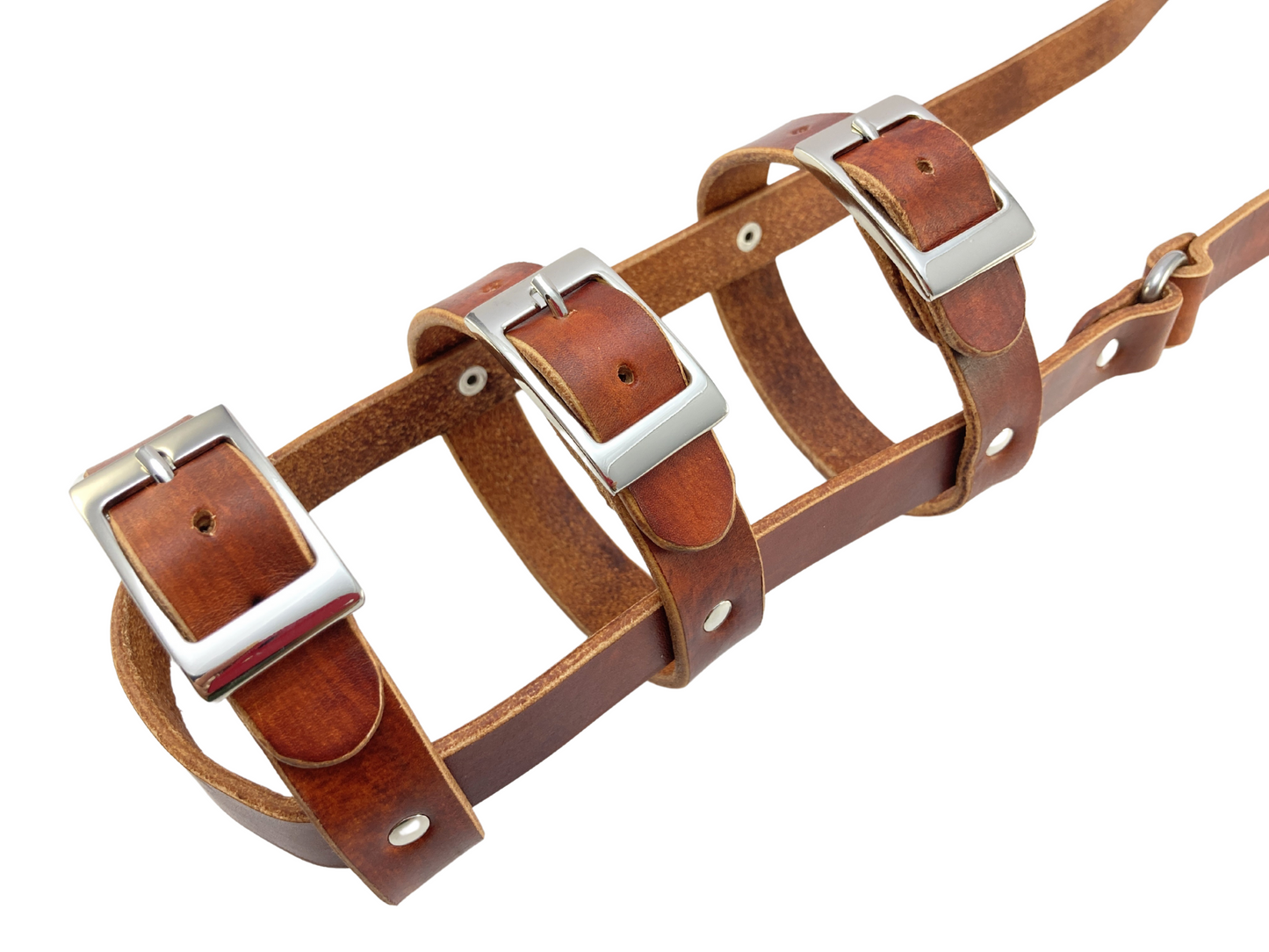 "The tough boy" leather water bottle sling