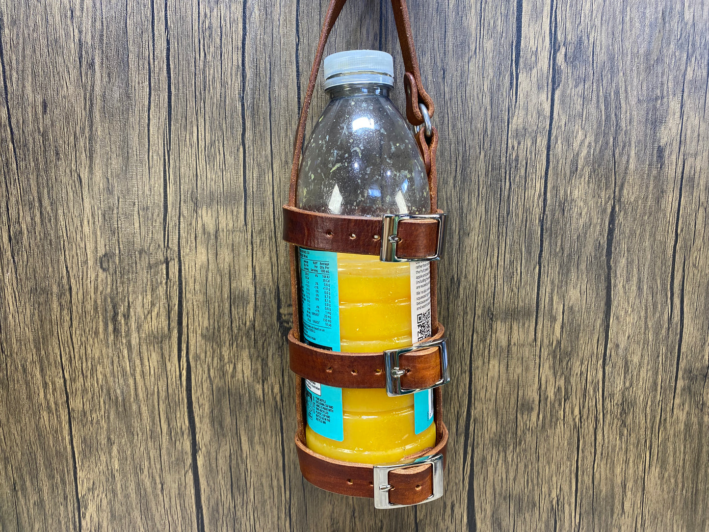 "The tough boy" leather water bottle sling