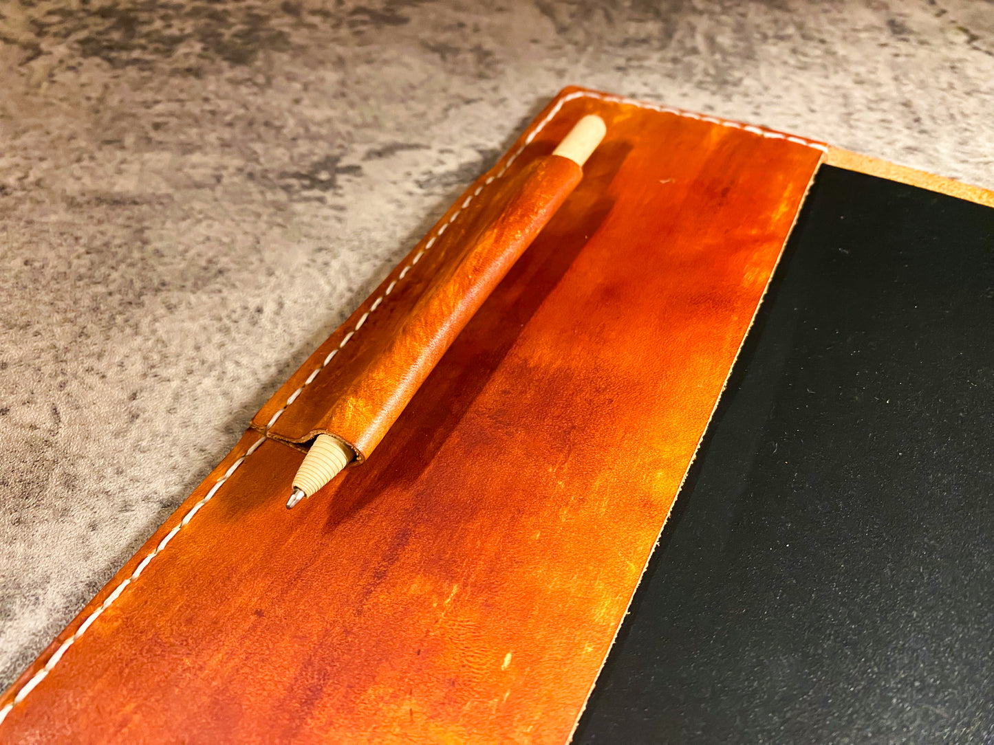 Wandering spirits leather journal cover