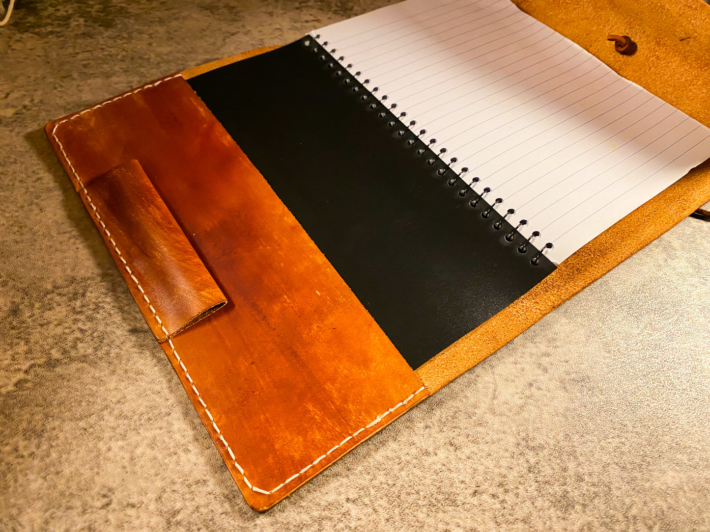 Wandering spirits leather journal cover