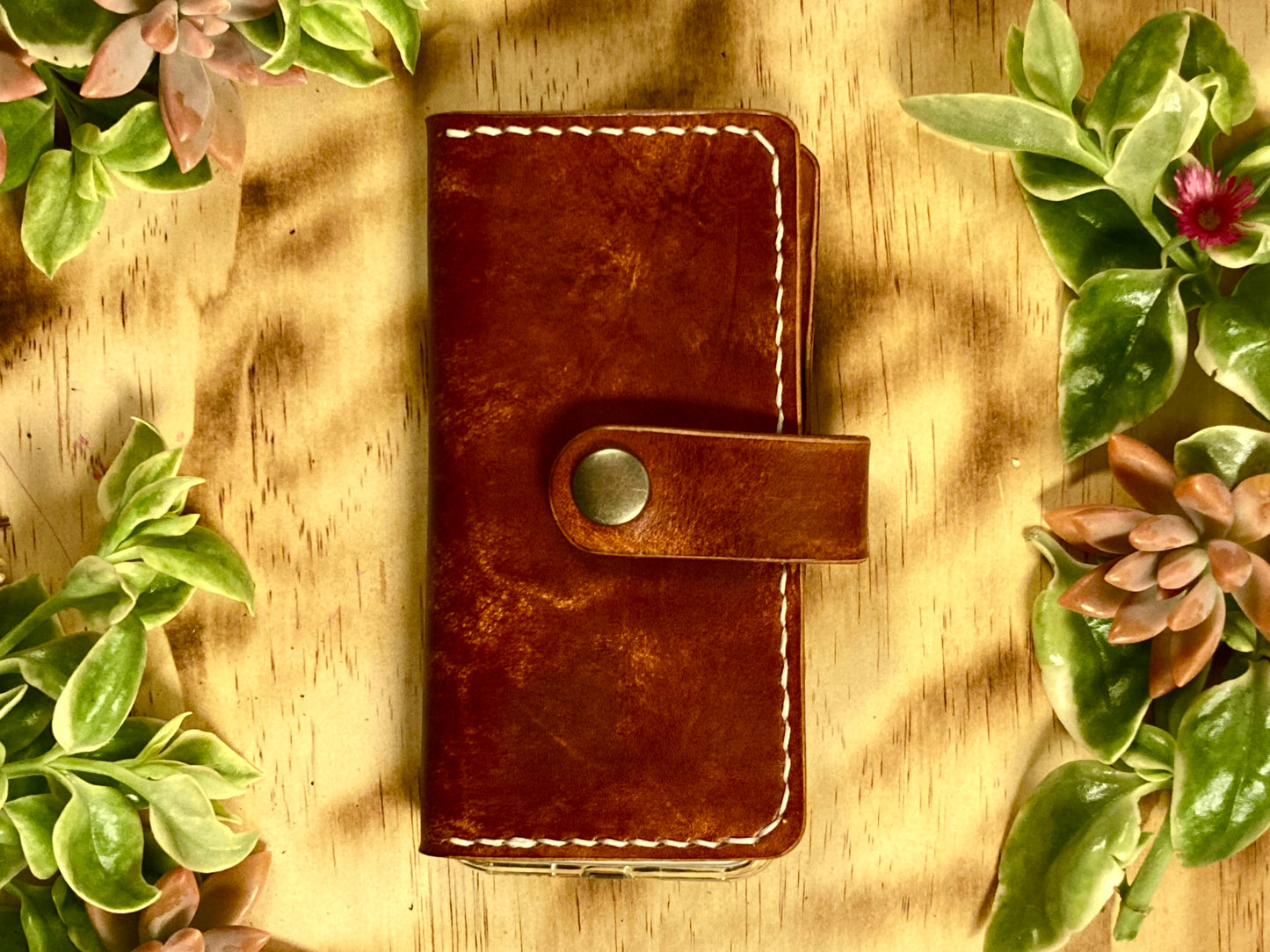 Wild leather phone case