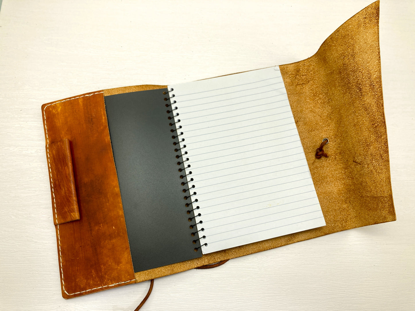Wandering spirits leather journal cover