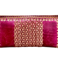"Flower of life" nature inspired leather zip long wallet purse