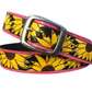Hand painted Sunflower belt