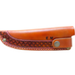 Handcrafted leather kitchen knife sheath -Love heart