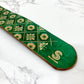 Nature inspired custom leather belt - Green nature