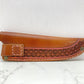 Handcrafted leather kitchen knife sheath -Love heart