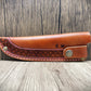 Handcrafted leather kitchen knife sheath -Love heart