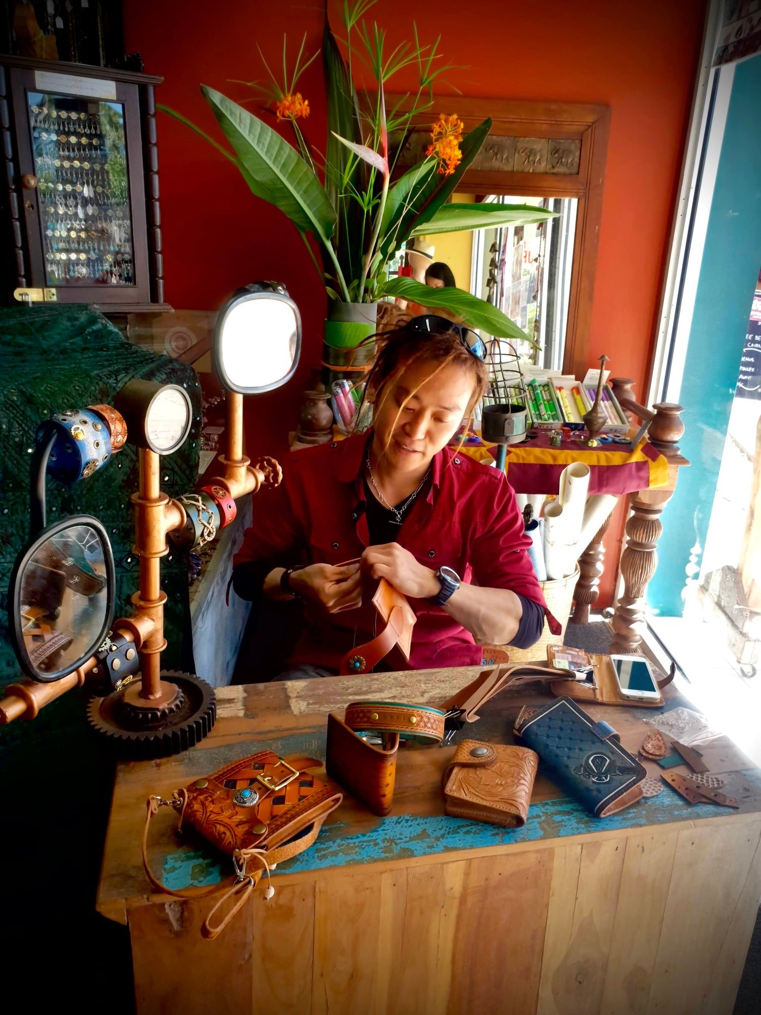 The Sho Room | Hand tooled leather artisan Australia