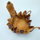 Wild child's Mini leather belt pouch with string closure