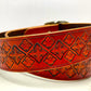 Wild explorer's leather belt - Autumn leaves
