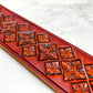 Wild explorer's leather belt - Autumn leaves