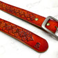 Wild explorer's leather belt - Autumn leaves