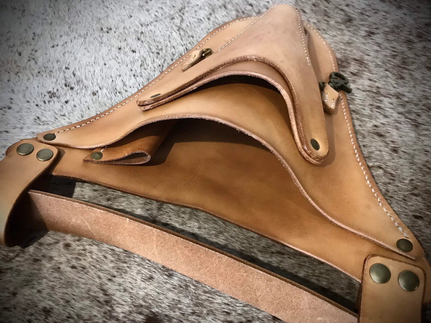Heavy duty handcrafted Gardening tool belt for professional use